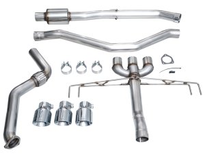 Acura Integra Performance Exhaust - AWE Tuning - Cat-Back Track - Chrome Silver - 2024+